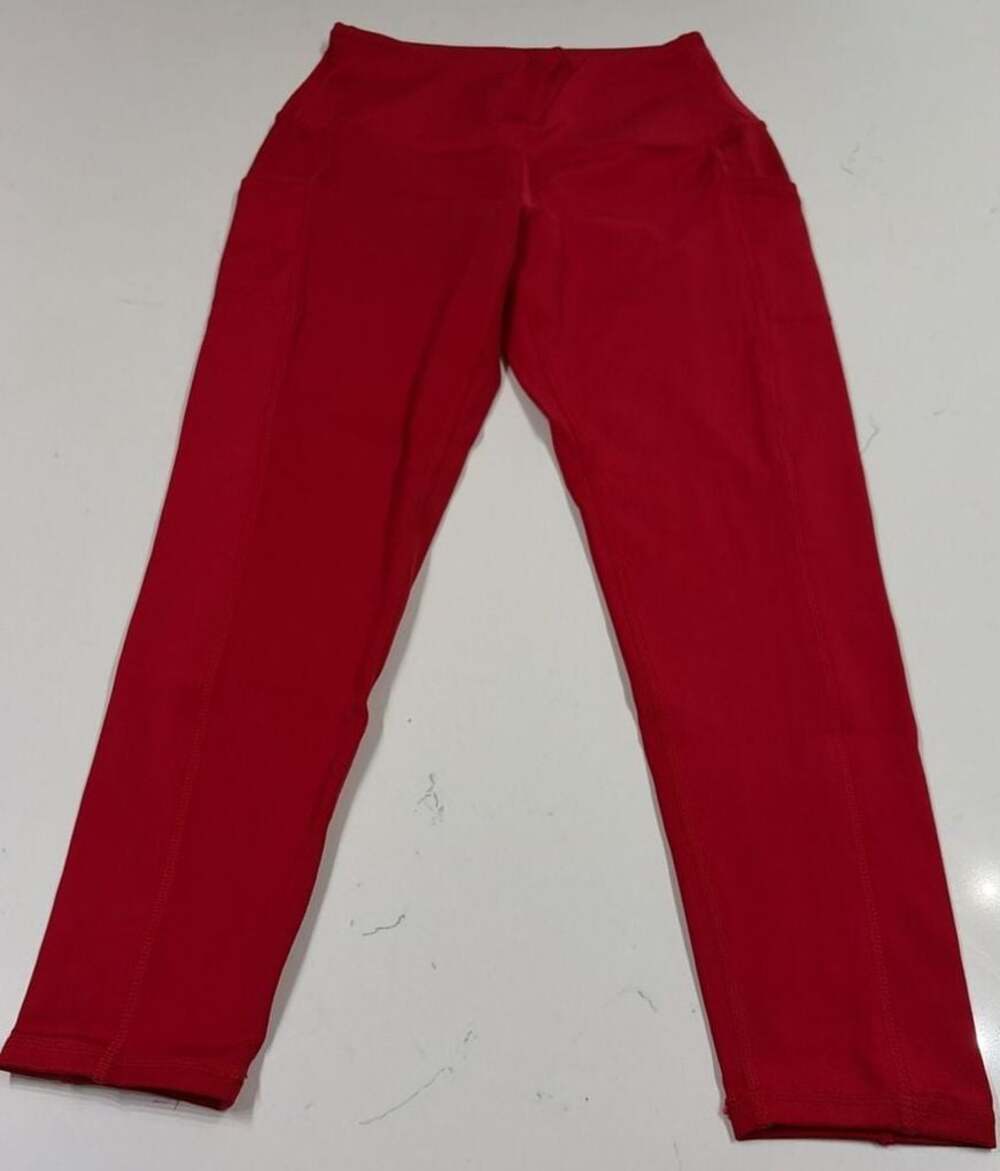 LegEnd Active Women's Red High-Rise Pocket Leggings Size Small